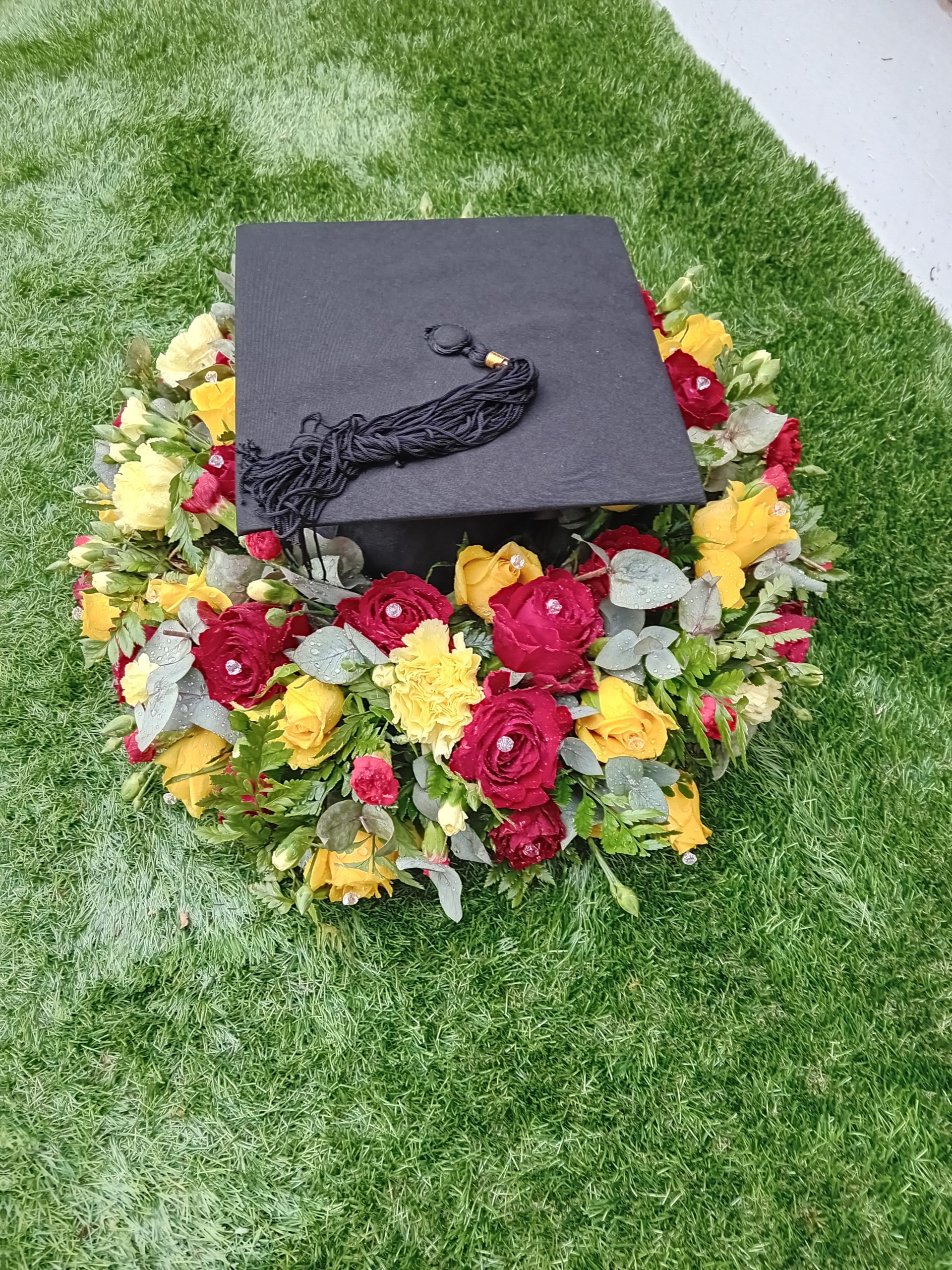 Hat Floral Tribute – Personalised Hat-Shaped Funeral Arrangement